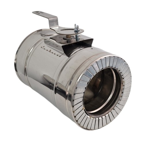 Chimney twin wall damper - twin,