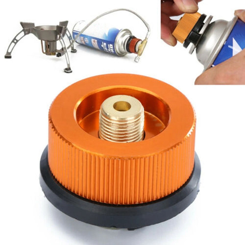 Gas cylinder adapter gas valve